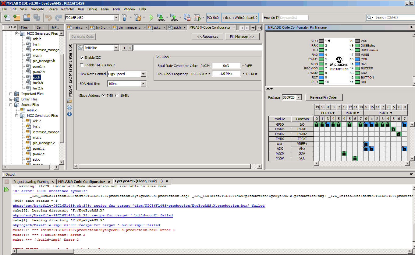 I2c And Code Configurator